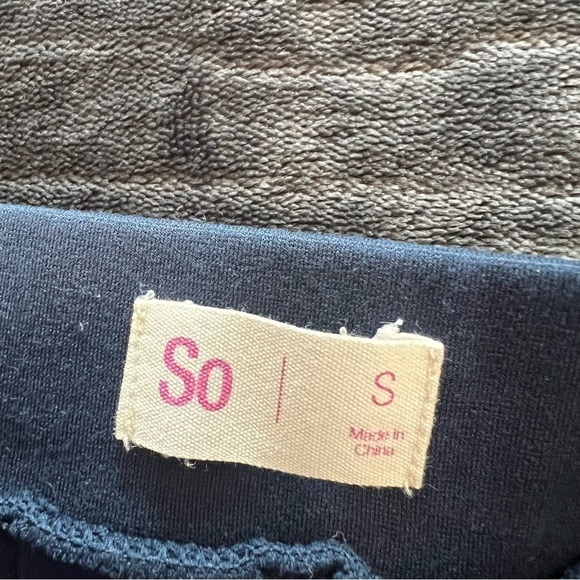 So Girls Uniform Mini Pleated Skirt Elastic Waistband Navy Size Small. - Picture 3 of 5